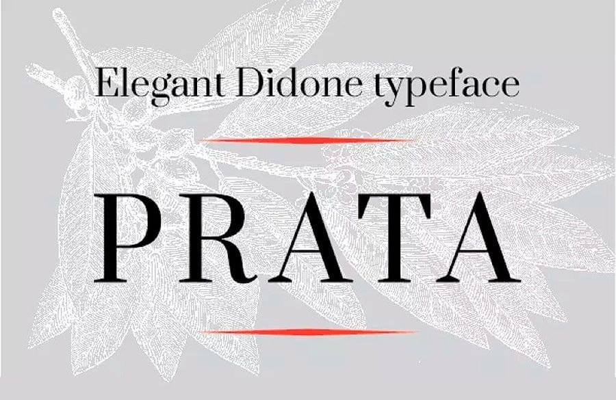 Download Prata font (typeface)