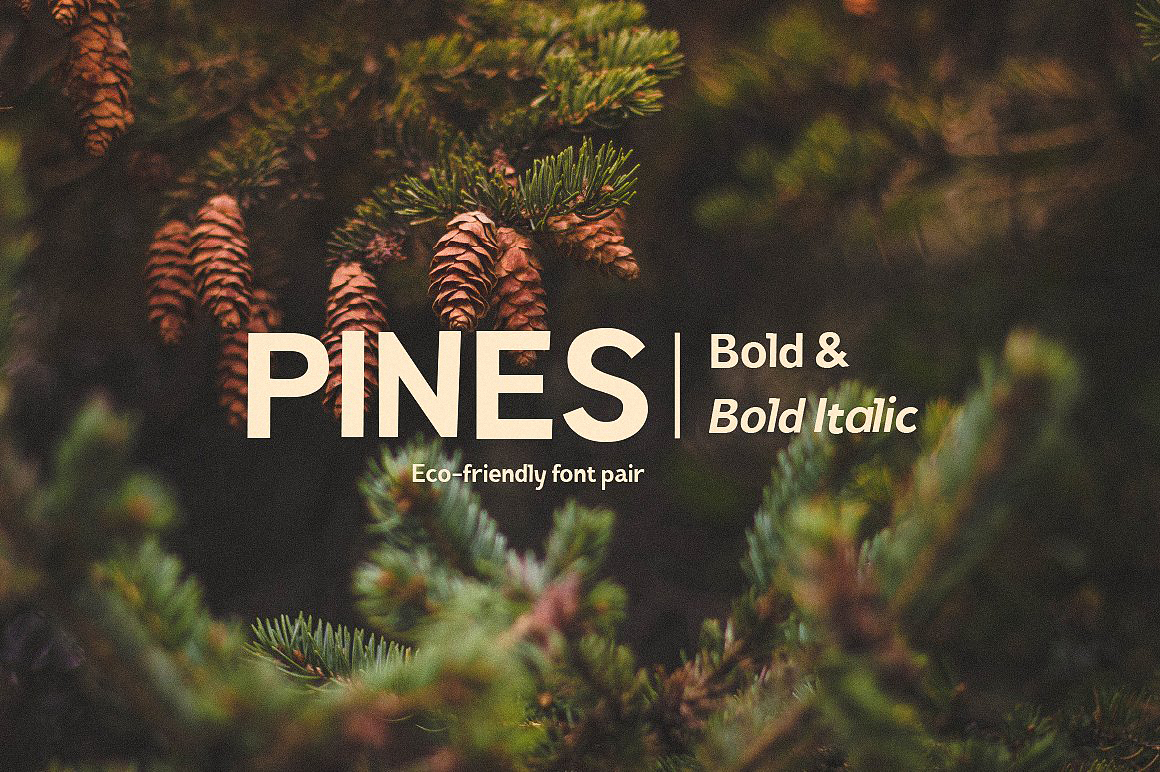 Pines Bold & Pines Bold Italic