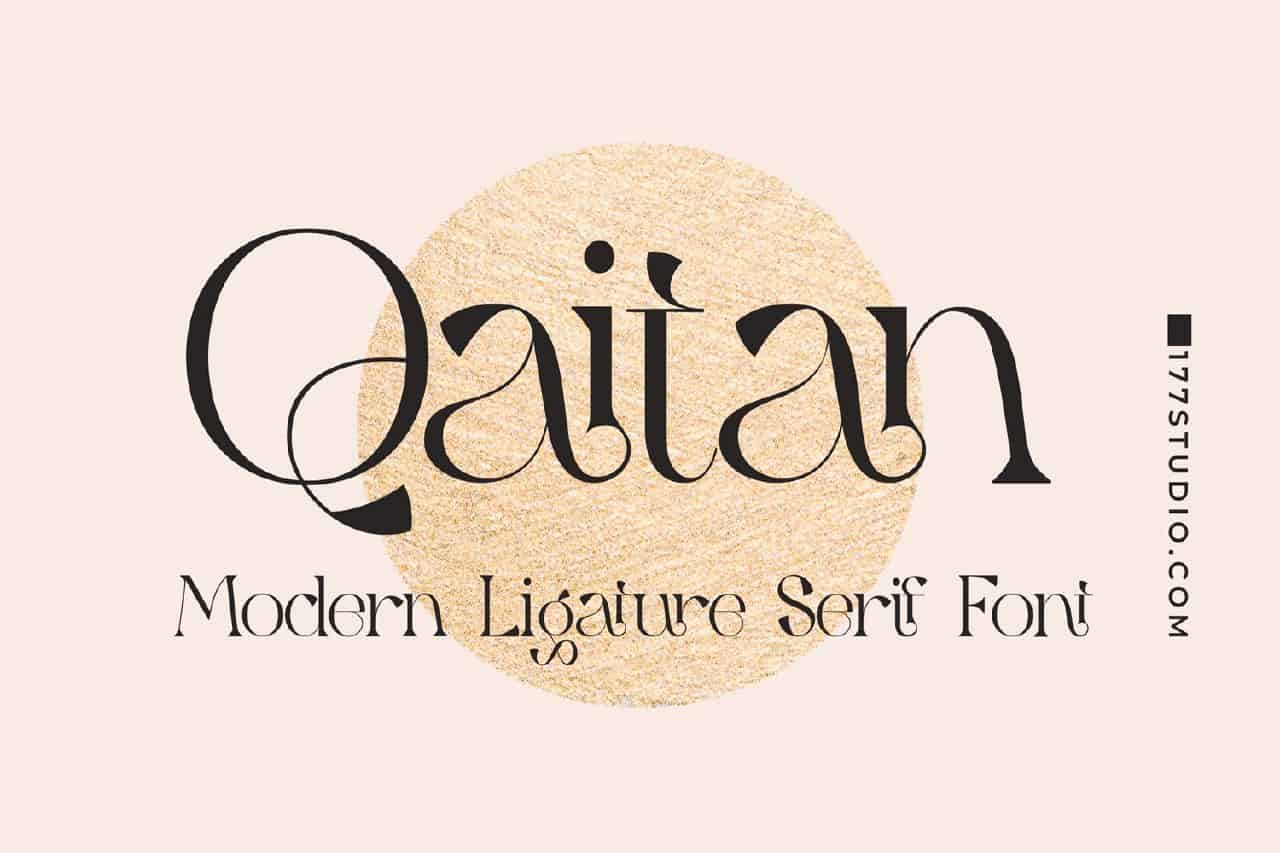 Download Qaitan font (typeface)