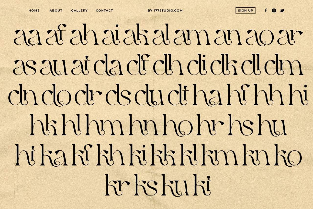 Download Qaitan font (typeface)