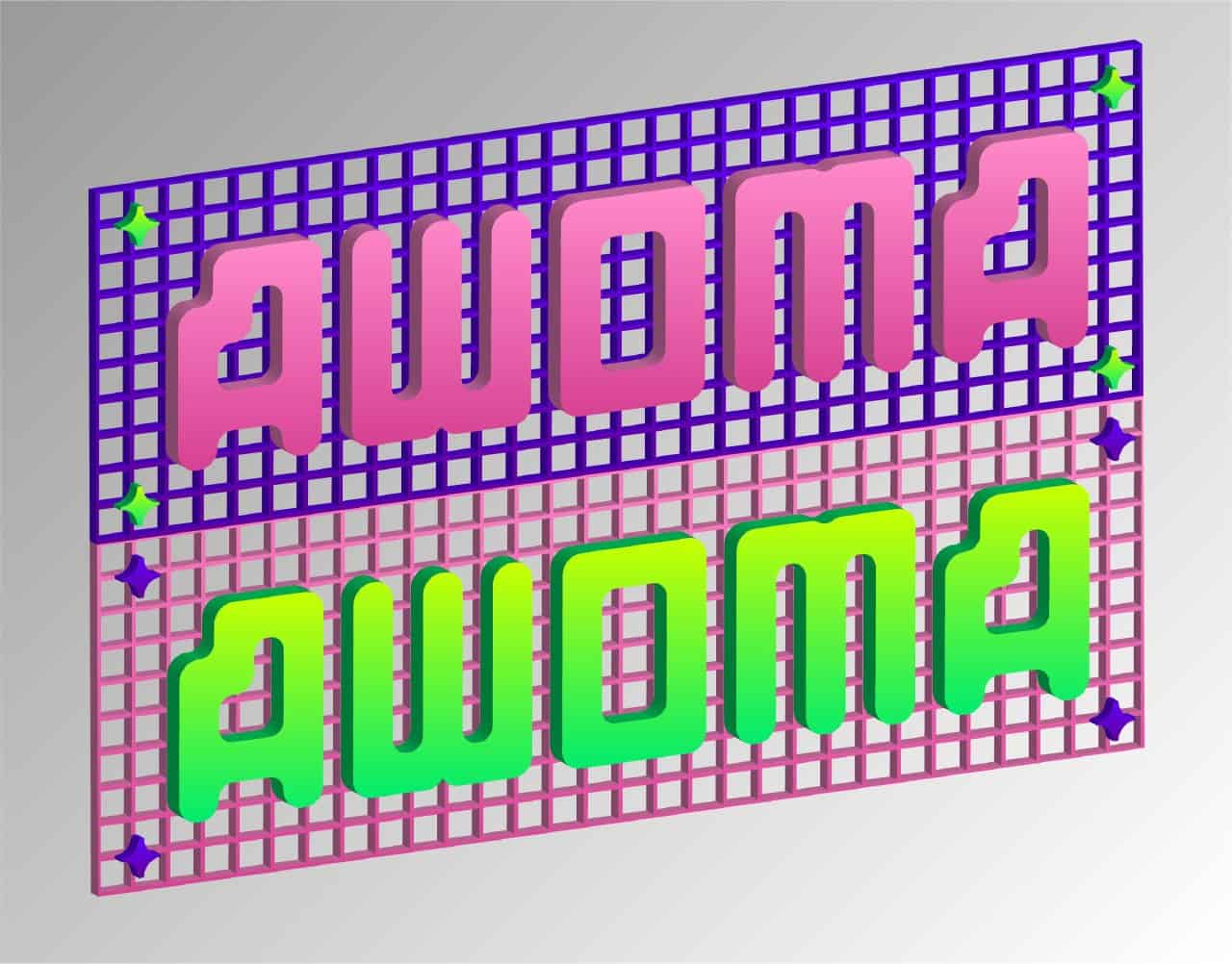 Download Awoma font (typeface)