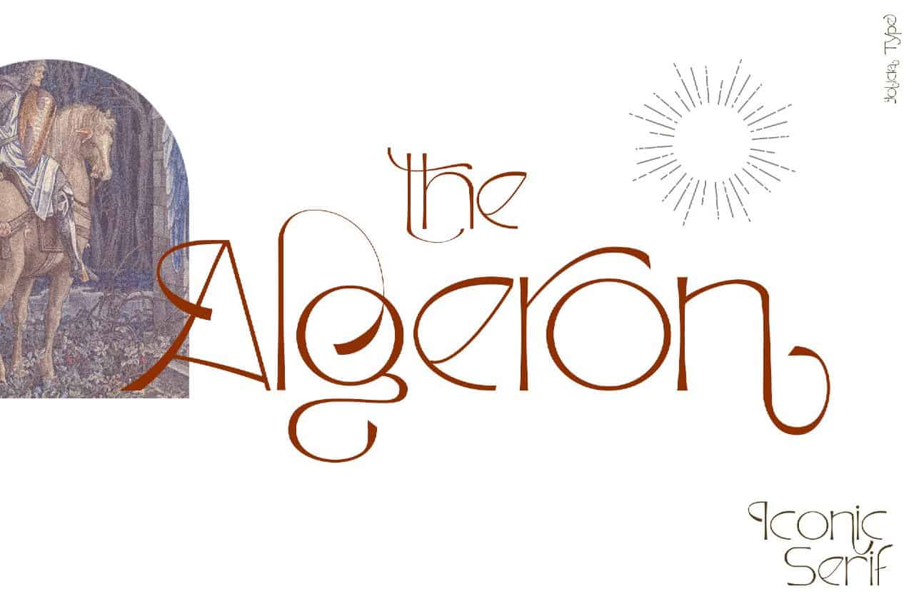 Download Algeron font (typeface)
