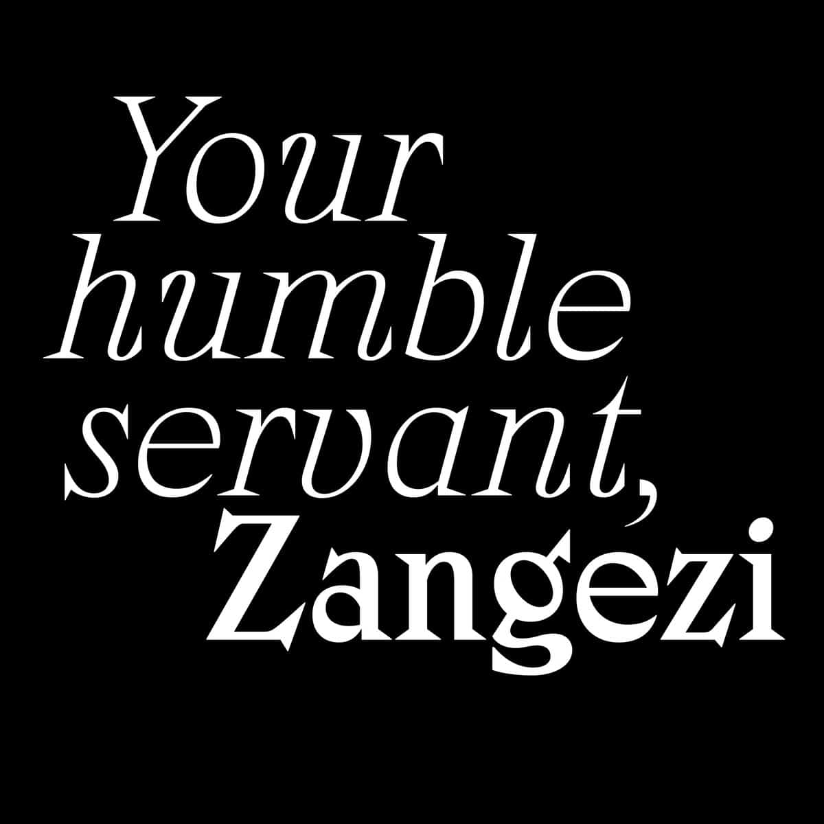 Download Zangezi font (typeface)