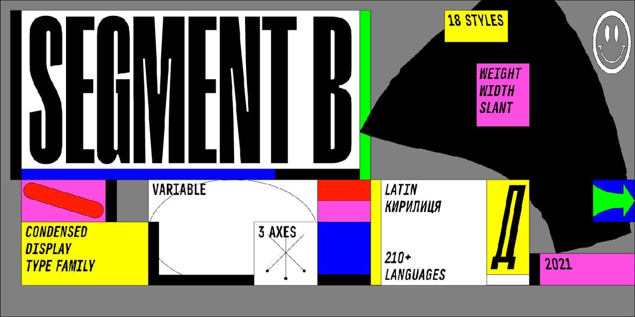 Download Segment B Type Narrow Bold Italic font (typeface)