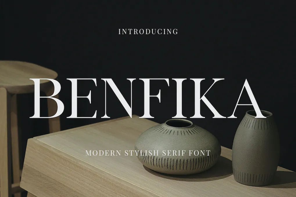 Download Benfika font (typeface)