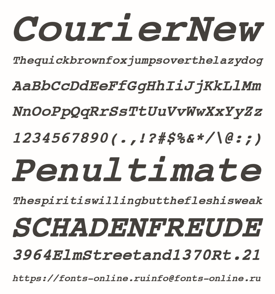 Download Courier New font (typeface)