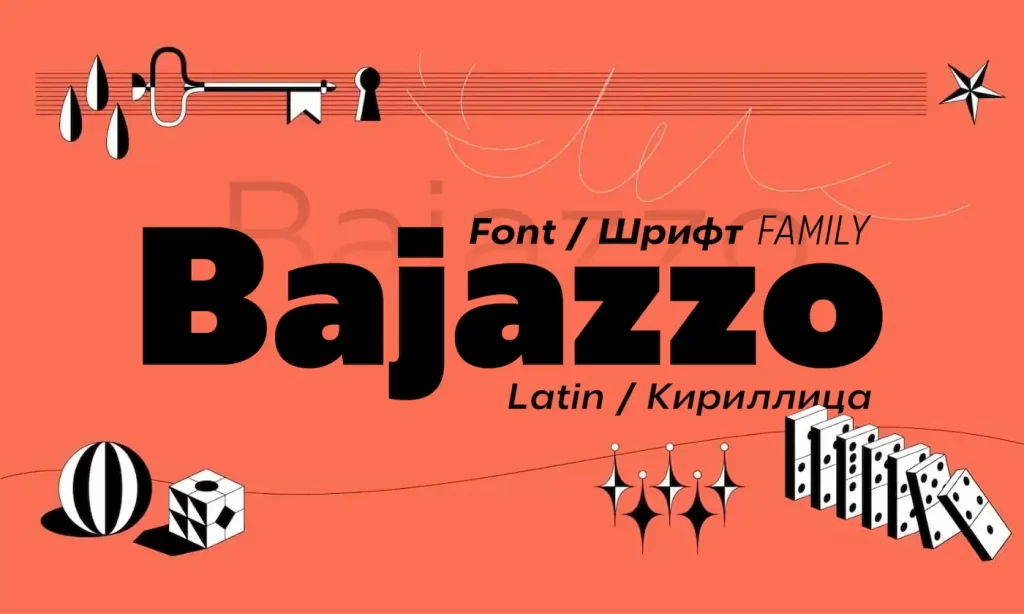 Download Bajazzo Cyrillic font (typeface)