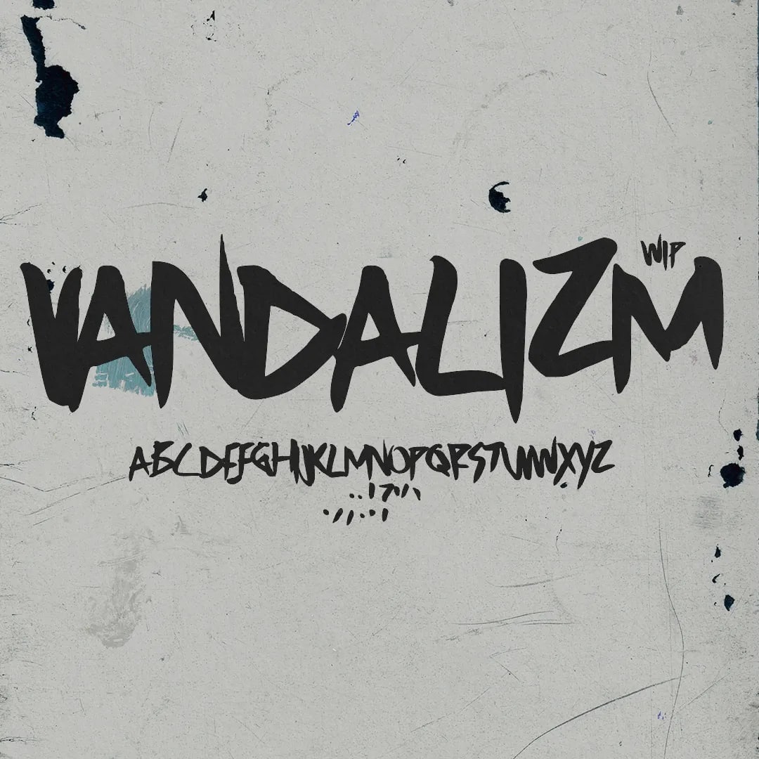 Download Vandalizm Beta font (typeface)