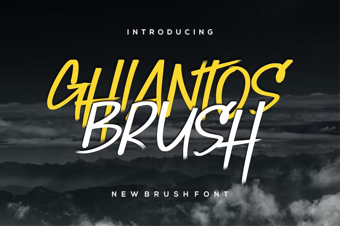 Download Ghiantos Brush font (typeface)